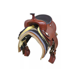 Sillín de caballo occidental de cuero genuino recién llegado para cuerdas y entrenamiento, precio al por mayor, sillín de caballo inglés para venta en línea - Product Image 4