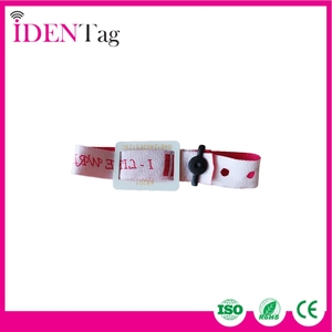 Pulsera RFID tejida única de uso único cortada con calor impresa personalizada para eventos - Product Image 5
