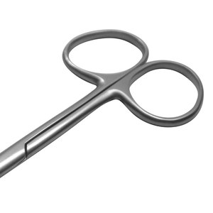 กรรไกรตัดแบ่งชั้นทำจากสเตนเลสขนาด10ซม. สำหรับตัดมีด้ามจับแบบทื่อโค้ง - Product Image 6