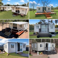 Maison conteneur préfabriquée en forme de A prête à être expédiée avec un design de maison conteneur préfabriquée portable
