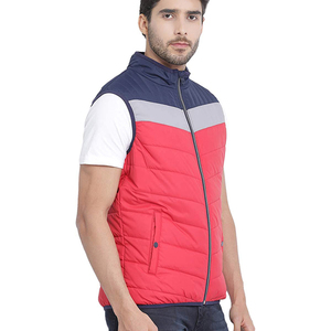 Gilet pour hommes vente en gros vestes légères réversibles duvet de canard gilet bouffant personnalisé pour les hommes formel tenue décontractée gilet costume - Product Image 3