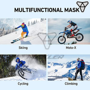 Masque de ski thermique d'hiver en polaire pour hommes et femmes, respirant, coupe-vent, pour temps froid, vêtements de sport pour l'extérieur - Product Image 5