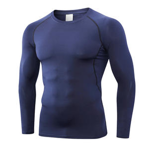 เสื้อคอมเพรสชั่นผู้ชาย แขนยาว ผ้าสแปนเด็กซ์ แห้งเร็ว สำหรับเล่นกีฬา วิ่ง ป้องกันผื่นคัน - Product Image 6