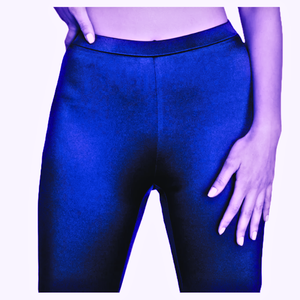 Leggings de punto para mujer, de cintura media, finos, transpirables, antibacterianos, efecto push-up, esenciales para el entrenamiento, logotipo personalizado, sin costuras, color sólido - Product Image 1