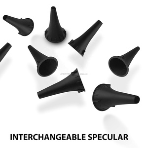 Otoscope électrique miniature de qualité supérieure, médical, ORL, en acier inoxydable, taille standard, fibre optique, étui bleu sarcelle, certifié CE, OEM approuvé, direct - Product Image 4