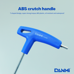 דאנמי פלסטיק ידית ראש שטוח ראש t אלן ברגים משושה 2/2.5/3/4/5/6/8/10 מ "מ שטוח סוף משושה קצה הברגה t בר מנהל התקן - Product Image 5