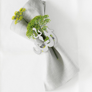 Porte-mouchoirs de table Ramadan fantaisie, accessoire de table de qualité supérieure, anneau à serviettes en métal plaqué or par Royal Home Collection Supplies - Product Image 4