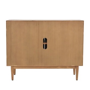 Armoire de canne en bois moderne du milieu du siècle unité de rangement élégante à la main pour la maison salon hôtel appartement salle de bain meubles de maison - Product Image 3