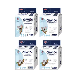 Australische Aiwibi Baby windeln in 50 Stück Ballen packungen Hersteller in der Türkei Baby windeln/Windeln Großhandel Kostenloser Versand