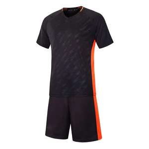 Haut de gymnastique de football par sublimation personnalisé unisexe ensemble d'uniformes en polyester durable nom logo impression découpe automatisée pour adultes - Product Image 2
