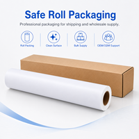 Film PP Mat Brillant Imprimable à l'Eco-Solvant en Rouleau, Papier Synthétique Autocollant Imperméable pour Affiches, Usine de Guangzhou