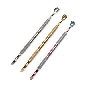 Removedor de esmalte de uñas de Gel de doble cara de calidad superior, herramienta empujadora de cutículas, limpieza de uñas, para dedos recortador de callos, piel muerta, tenedor para uñas - Product Image 1