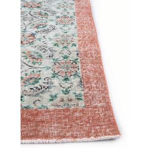 Tapis en laine noué à la main de grande taille, style vintage, Pae-3283, motif floral rouge-orange, pour la maison, le salon, le couloir, rectangulaire, pour adolescents - Product Image 4