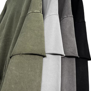 Sweat à capuche personnalisé en coton imprimé en relief, qualité supérieure, confortable, chaud, décontracté, tendance, surdimensionné, streetwear - Product Image 2