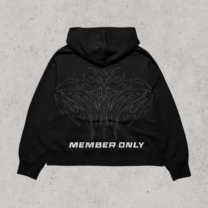 Sudadera con Capucha Estampada de Felpa Gruesa Orgánica 100% Algodón Ecológica de 500 Gramos para Hombre de Invierno - Product Image 2