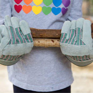 Gants de travail antidérapants pleine main sur mesure, grande taille, résistants aux coupures, en cuir, pour la protection des mains, vente en gros - Product Image 5