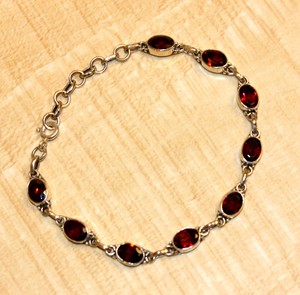 Unisex 925 Plata religiosa Bohemia estilo boda fiesta pulsera inspirado budismo rubí para pulseras de eslabones de cadena de moda - Product Image 6