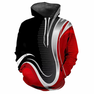 Jersey de ropa de calle de alta calidad, sudaderas con capucha de sublimación personalizadas al por mayor, sudaderas con capucha ajustadas con diseño de logotipo personalizado OEM - Product Image 5