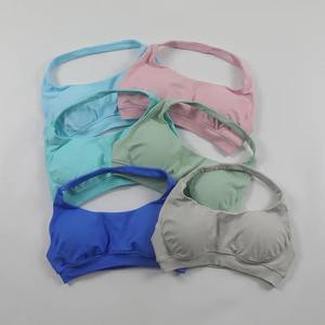 Impact <b>Leggings</b> Set Seamless Yoga Clothing Women Workout Sportswear 2 Piece Halter Sports Bra Scrunch <b>Leggings</b> Gym Sets - Product Image 6