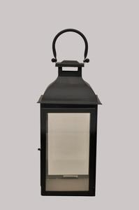 Lanternes décoratives de style européen, lanternes en métal de plancher en verre d'extérieur, modèle de décoration de jardin, porte-bougie ornements - Product Image 2