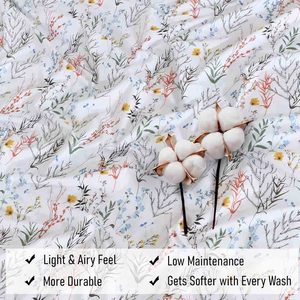 Draps de lit simples personnalisés 100% coton avec taie d'oreiller 400TC pour un sommeil confortable, draps d'hôpital disponibles - Product Image 6