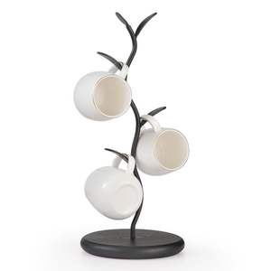 Whole Supplier Wood Mug Tree Organizer Wooden Rack Display <b>Stand</b> Branch <b>Necklace</b> Holder Hanging Storage Countertop Vanity - Product Image 6