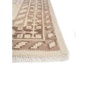 Tapis noué à la main en laine Thyme Ivory, motif géométrique, pour entrée, salon, couloir, modèle Puzzle PKWL-1080 pour adolescents - Product Image 4