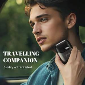 Afeitadora Eléctrica Portátil Recargable por USB para Hombre con Cuchilla Flotante y Pantalla LED, Afeitadora de Lámina Impermeable IPX7 y Recortadora de Barba FA3 - Product Image 3