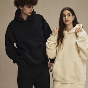 Sudadera con Capucha de Algodón de 400 Gsm, Lavado Ácido, Talla Grande, Personalizada con Logotipo, Fabricantes de Sudaderas Pesadas para Hombre - Product Image 5