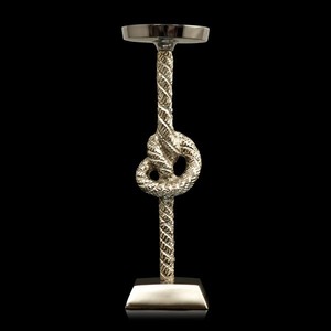 Vente en gros de lanternes bougeoirs artisanales en cristal de style corde en aluminium texturé brut écologique et durable pour la Saint-Valentin - Product Image 1