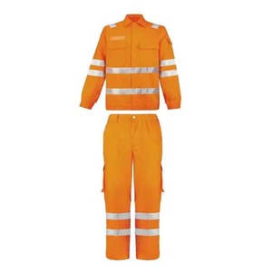 Vêtements de travail de sécurité réfléchissants pour hommes Combinaison de sécurité en PVC à mailles multicolores à séchage rapide Approvisionnement direct en usine - Product Image 4