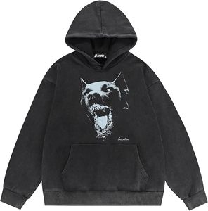 Venta caliente logotipo personalizado impresión 100% algodón invierno hombres sudadera estilo Casual cómodo ajuste suelto más demandado - Product Image 3