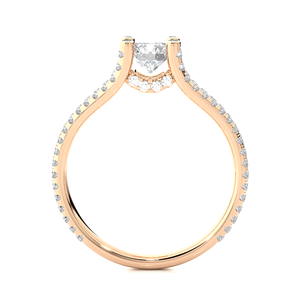 Bague de fiançailles avec diamants naturels avec certification de laboratoire pour femmes Collection IGI & Ingemco certifiée en Inde prix de gros - Product Image 3