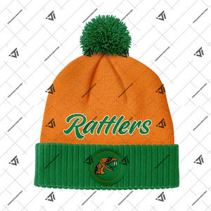 Venta al por mayor HBCU Florida A & M University FAMU Collegiate Apparel Self Knitted Jacquard Warm Beanie Cap Winter Hat - Product Image 1