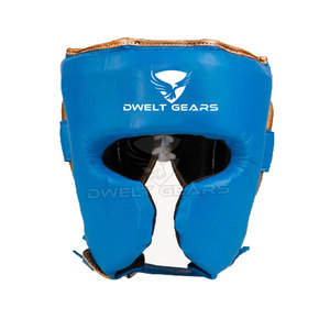 Conjunto de combate de boxeo de alta calidad Nuevo logotipo personalizado Conjuntos de boxeo ganadores con cordones negros Conjunto de combate de cuero genuino - Product Image 4