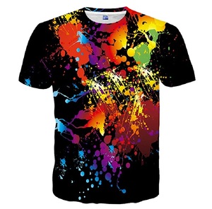 Camiseta personalizada de 100% poliéster para hombre, tela tejida suave transpirable de 220 gramos impresa con diseño de sublimación para uso en exteriores - Product Image 2