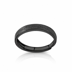 Jeulia 14K Gold Plated Sterling <b>Silver</b> Men's Wedding <b>Band</b>-Geometric Dainty <b>Ring</b> - Product Image 1