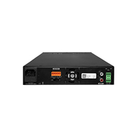 Amplificateur de puissance compact avec entrées RCA et Euroblock pour systèmes audio commerciaux