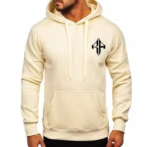 Nueva moda al por mayor Sudadera con capucha para hombre serigrafía 100% algodón Material Premium alta calidad logotipo personalizado para hombres - Product Image 3