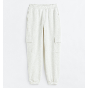 Pantalones Deportivos de Invierno Personalizados, Gruesos, Formales, de Lana, Resistentes al Viento, Ecológicos, Estilo Cargo, Holgados, de Felpa Francesa para Mujer - Product Image 1