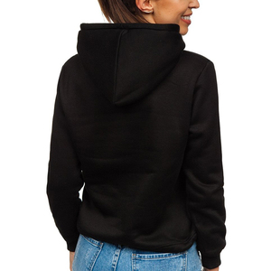 Invierno cálido mujeres sudaderas con capucha grueso polar pulóver Sudadera con capucha traje informal - Product Image 2