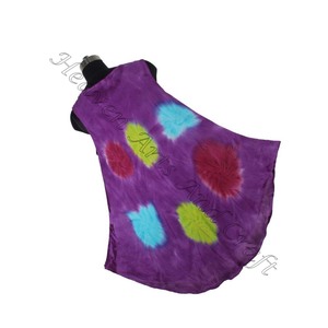 Fabricant indien de robes pour femmes en rayonne Tie Dye de l'Inde Jaipur Robe parapluie pour femmes Tie Dye Design coloré Rayonne - Product Image 2