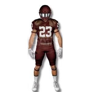 Conjuntos de Uniformes de Fútbol Americano Transpirables y Cómodos de Talla Grande con Mangas Cortas - Precio al por Mayor - Product Image 6