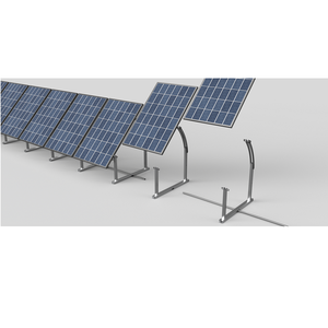 โครงยึดแผงโซลาร์เซลล์แบบปรับได้ IntegraRack BallastBase Frame 15-45 สีดำ รุ่น US Origin รุ่น USSSP202-191 สำหรับติดตั้งบนหลังคาเรียบ - Product Image 1