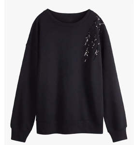 Kivotech personnalisé mode impression femmes sweat pull décontracté coton polyester tissu hiver décontracté long sweat - Product Image 2