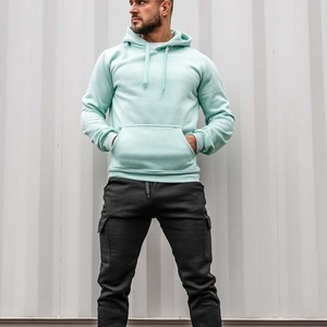 Vente en gros Sweat à capuche tendance chaud en polaire Sweat-shirt décontracté pour hommes Pull en coton polaire Sweat à capuche uni - Product Image 6