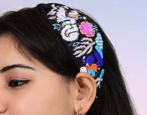 Custom Style Baby Girls Headband Hair Accessories for Baby <b>Shower</b> Party Gift Handmade High Quality Indian Manufacturer Low Price - Product Image 3