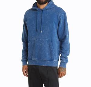 Sudaderas con capucha de invierno de 300gsm para hombre de la mejor calidad, diseño personalizado de lavado ácido, Color sólido liso directo desde Pakistán - Product Image 3