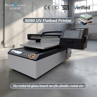 Impresora UV Plana Industrial 6090 con Placa Hoson, Gigabit Ethernet, Visión Digital, Máquina de Impresión UV para Metal, Madera y Cuero
