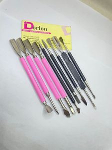 ที่ดันหนังกำพร้าสแตนเลสสีชมพูและสีดำเครื่องมือดูแลเล็บคุณภาพสูงเครื่องมือทำเล็บตกแต่งโลโก้ได้ตามต้องการ - Product Image 6